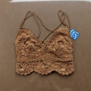 Burnt Caramel Free People Bralette